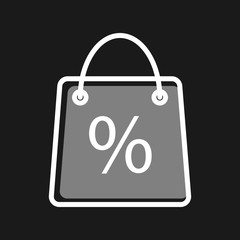 Shopping bag icon