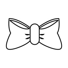 bow tie isolated icon vector illustrationgraphic design