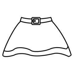 Witch skirt isolated icon vector illustrationgraphic design