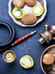 hookah shisha with kiwi