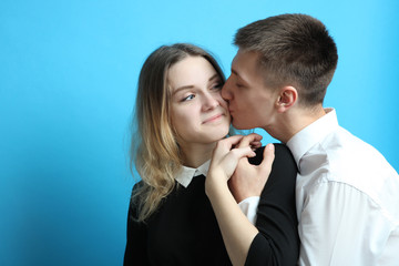 Young couple in love