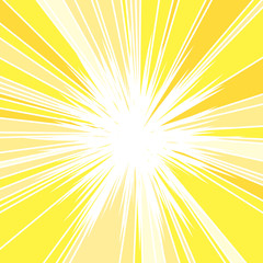 Obraz premium Hot and Glittering Summer Sun