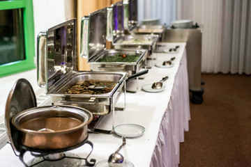 Party Brunch big Buffet Food Meat Vegetables