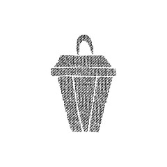 Vector textured lantern