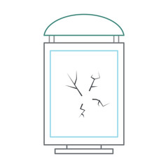 Road Advertising Board icon