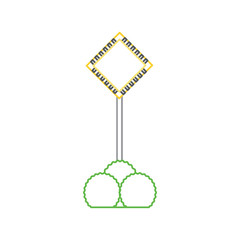 warning road signs design