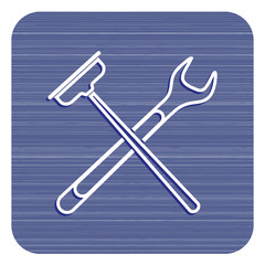 Plumbing work symbol icon