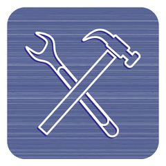 Plumbing work symbol icon