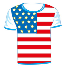 t-shirt flag USA