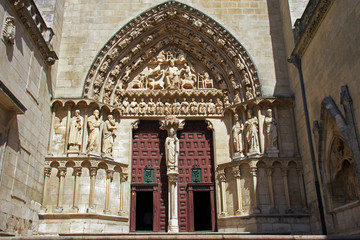 Hauptportal Sarmental der Kathedrale von Burgos
