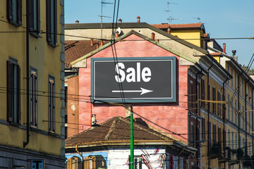 Obraz premium Schild 215 - Sale