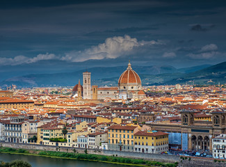 Obraz premium Panorama of Florence and Saint Mary of the Flower in Florence