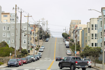 America streets cities people