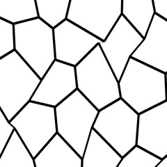Black and White Fragmentation Background