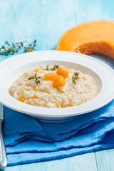 traditional Italian pumpkin risotto 