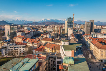 Nice view of Ljubljana Slovenia