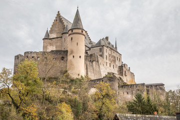 Fototapeta na wymiar Vianden Castle in Luxembourg