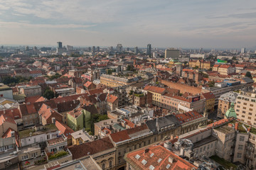 Fototapeta na wymiar View of Zagreb Croatia