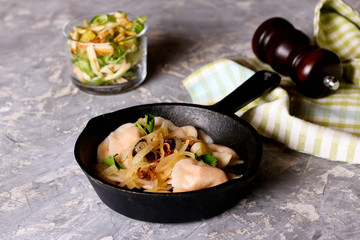 Dumplings with potatoes