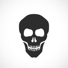 Skull death vector sign