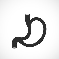 Naklejka premium Empty stomach vector icon