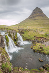 Kirkjufell Falls in Iceland