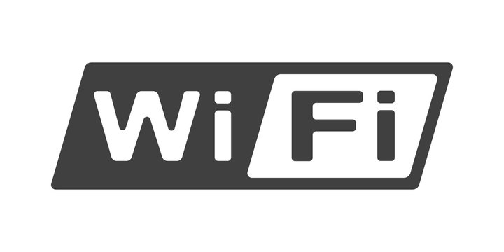 Wifi free icon isolated on white background