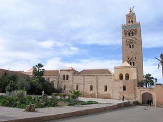 Fototapeta na wymiar Marokko-Koutoubia-Mosque