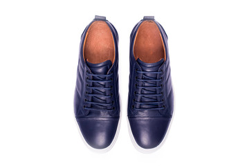 male shoes isolated on white