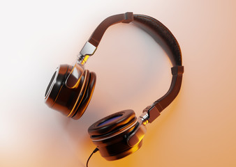 Headphones with creative lighting