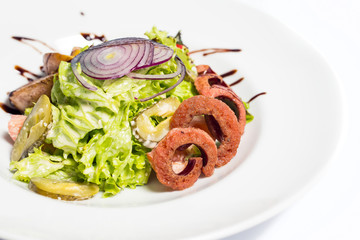 salad with vegetables