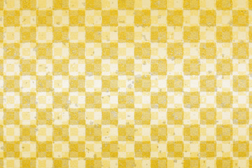 Japanese gold white checkered paper texture abstract
