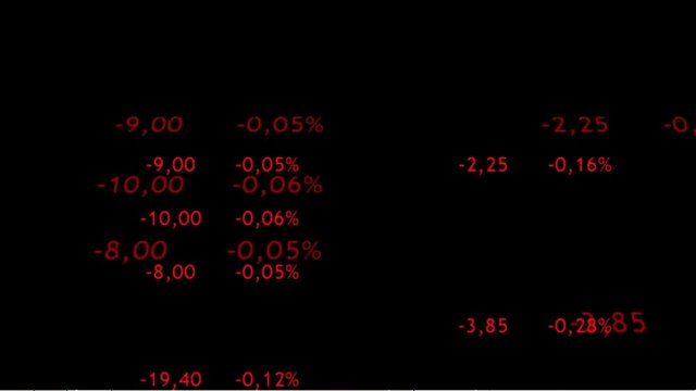 Trade in cryptocurrency at the exchange.	Change of cost cryptocurrency. Alpha channel included.