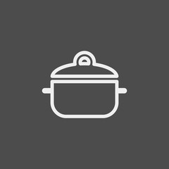 Pan flat vector icon