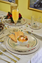 Prawn and Gruyere Cocottes
