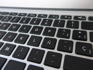 Spanish computer keyboard