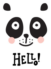 Plakaty  hello panda