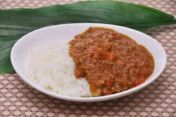 トマトのキーマーカレー