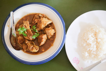 Pork curry or Kaeng Hung Ley Moo (Thai name)