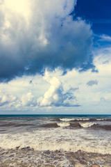 magical paradise beach of the Caribbean sea