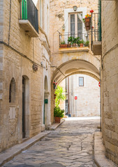 Fototapeta na wymiar Scenic sight in Giovinazzo, province of Bari, Puglia, southern Italy.