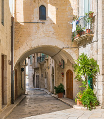 Fototapeta na wymiar Scenic sight in Giovinazzo, province of Bari, Puglia, southern Italy.