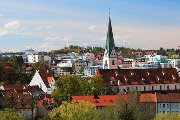 Kempten, Allgäu, Schwaben, Bayern, Altstadt
