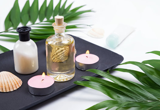 Aroma oil and other spa accessories