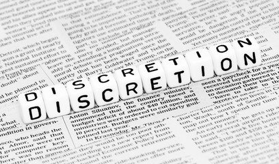 Obraz premium Discretion