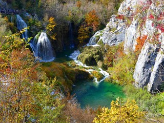 Chutes d'eau cascade Plitvice