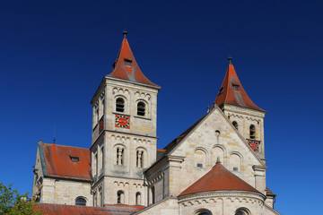 Basilika in Ellwangen, Baden Württemberg, Deutschland