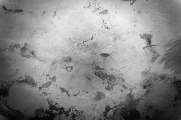 Old cracked stone wall monochrome background for design