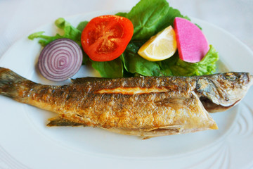 tasty and useful fried fish 