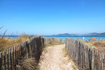 French Riviera beach - Hyères - Almanarre